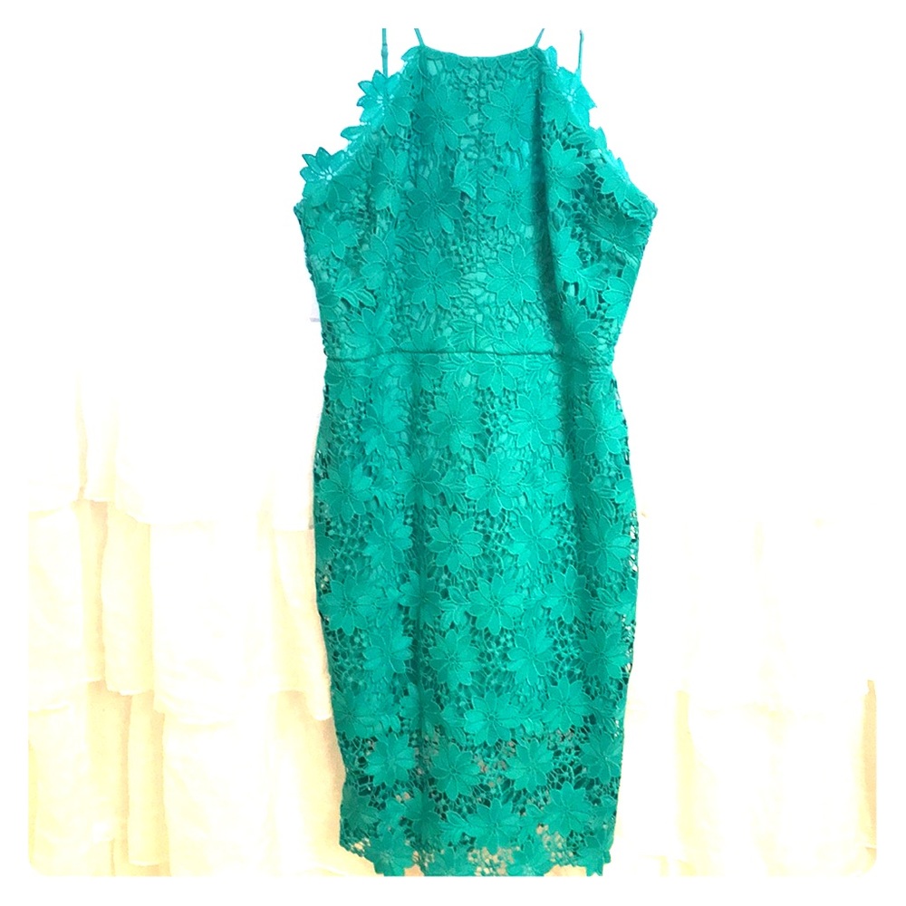 Emerald green women’s dress